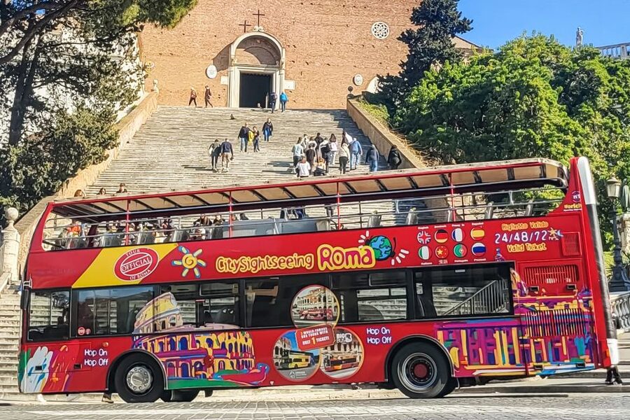Rome: City Sightseeing Hop-on Hop-off Bus with Audioguide - Choosing between one loop and 1 to 3 days