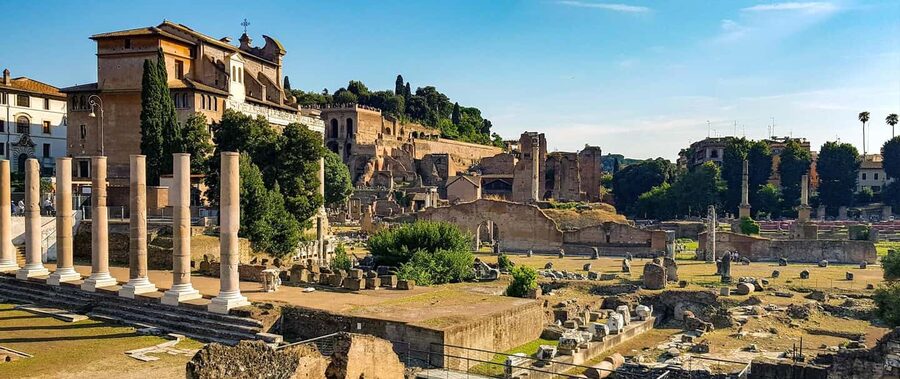 Rome: Colosseum Express Entry with Audio Guide App - Walking through the Roman Forum