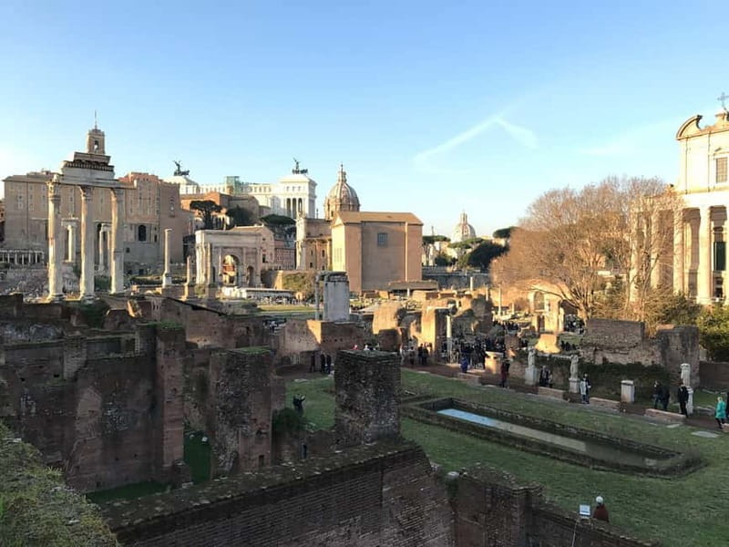 Rome: Colosseum, Forum Audio Tour with Hop-on Hop-off Bus - Exploring the Roman Forum at your own speed