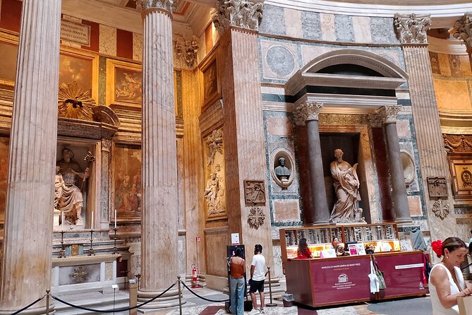 Rome : Entrance ticket Pantheon with digital audio guide - Entering through the columns and circular interior