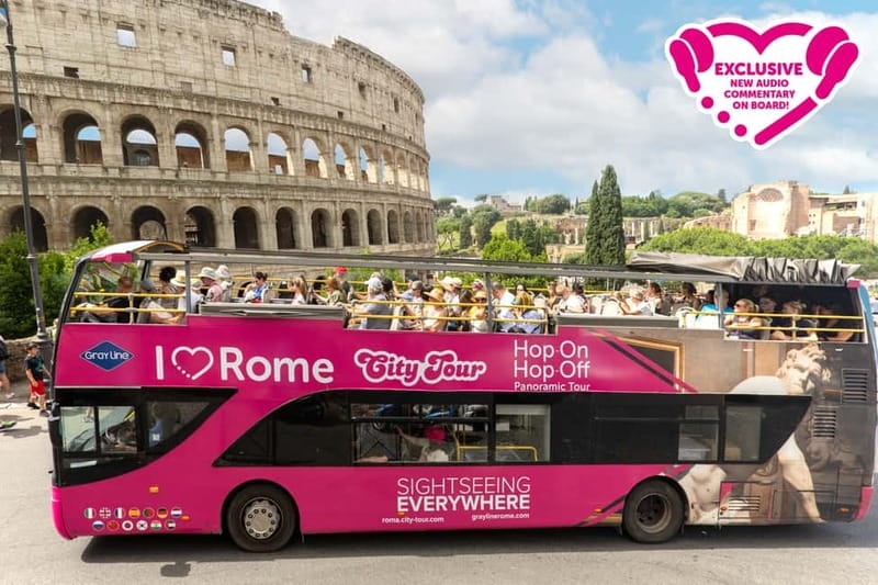 Rome: Hop-on Hop-off Sightseeing Bus Tour with Audioguide - Basilica of St. Mary Major and the Termini area