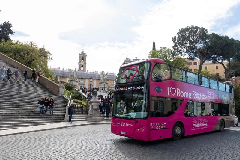 Rome: Hop-on Hop-off Sightseeing Bus Tour with Audioguide - Spanish Steps and the shopping streets