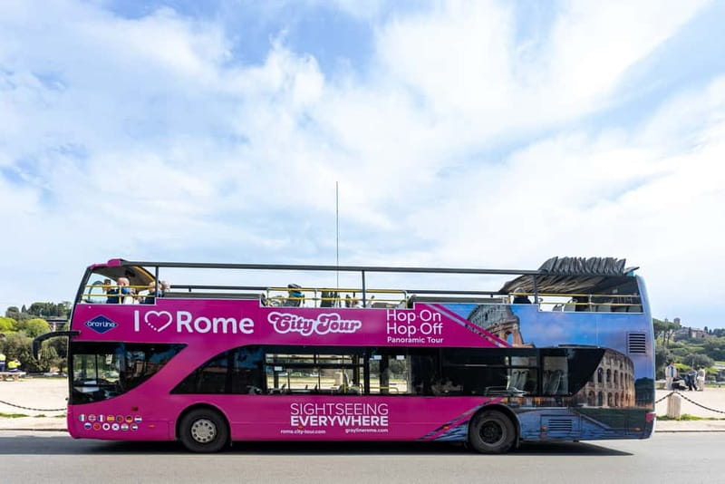 Rome: Hop-on Hop-off Sightseeing Bus Tour with Audioguide - Piazza Barberini and Trevi Fountain