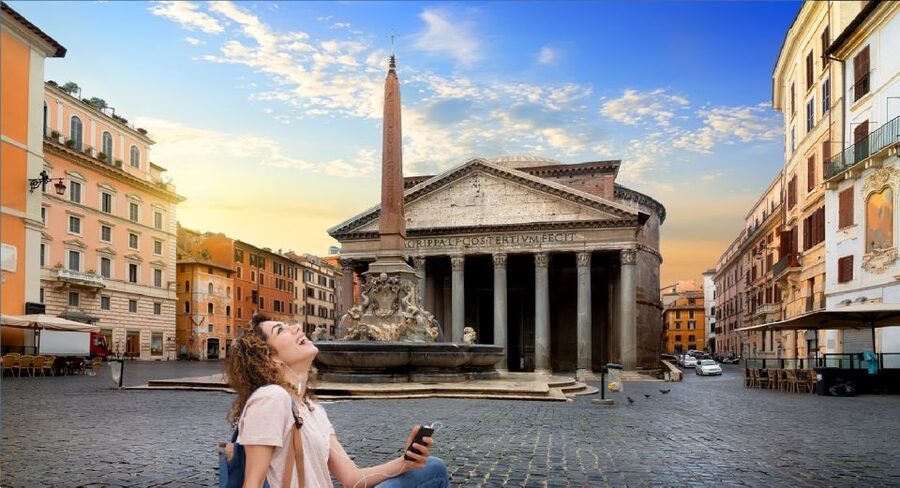 Rome: Monuments Audio Guide with Pantheon, no entry ticket - Caravaggio at San Luigi dei Francesi