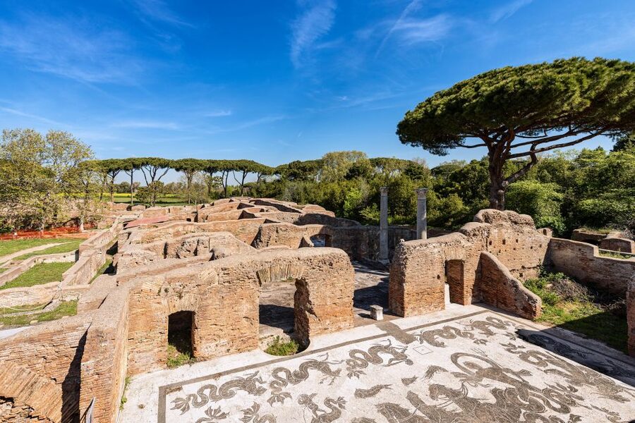 Rome: Ostia Antica Archaeological Park Ticket & Audio App - The postcard is a small but thoughtful extra