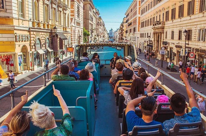 Rome Panoramic Bus Tour & Colosseum Arena Visit with Audio Guide - Seeing Rome from the Big Bus