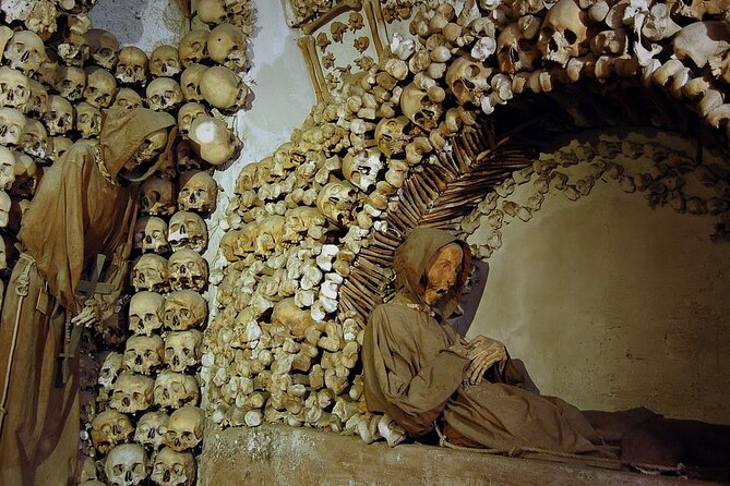 Rome’s Bone Chapel with Audioguide App and Panoramic Bus Transfer - Rome’s Capuchin Crypt is unlike a usual museum stop