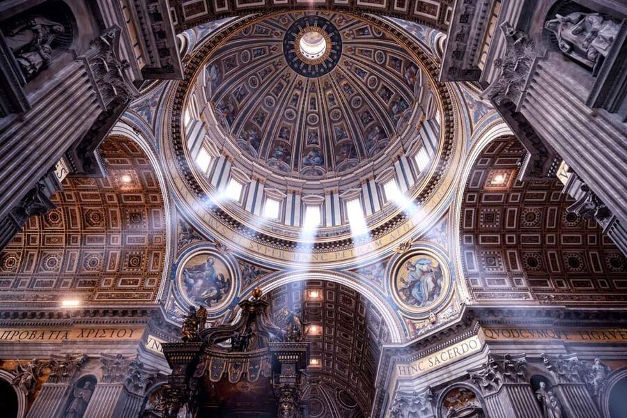 Rome: St.Peter's Basilica Audio Guide with Dome Tickets - Starting near St. Peter’s Square