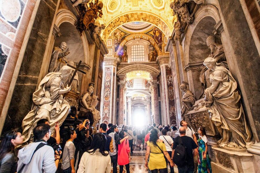 Rome: St. Peter's Basilica & Dome Entry Ticket & Audio Tour - Clothing, timing, and practical limits