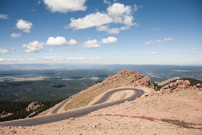Scenic Pikes Peak Highway Self-Guided Driving Audio Tour - Cascade begins the climb with old railway history
