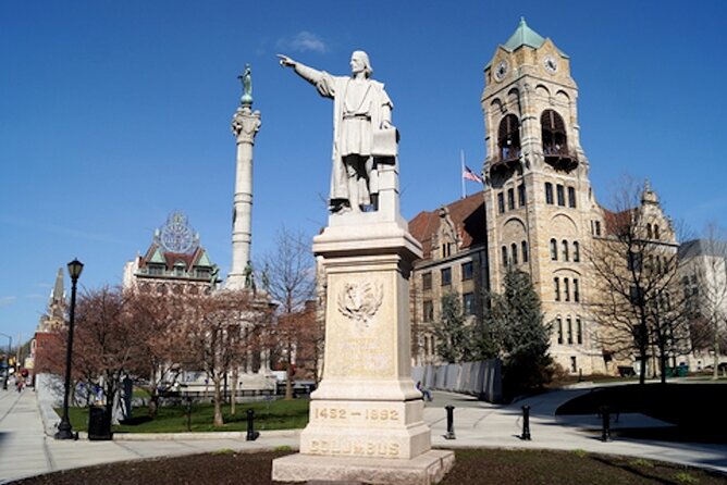 Scranton’s The Office Self Guided GPS Audio Walking Tour - Marketplace at Steamtown and the Welcome to Scranton sign