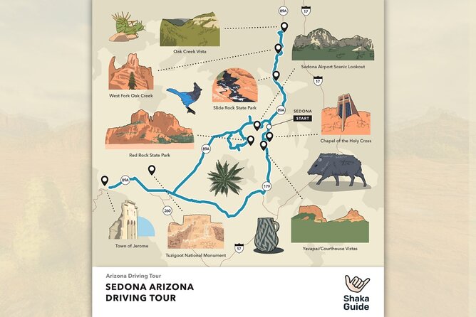 Sedona, Arizona Self-Guided Audio Tour - How the Sedona audio tour works