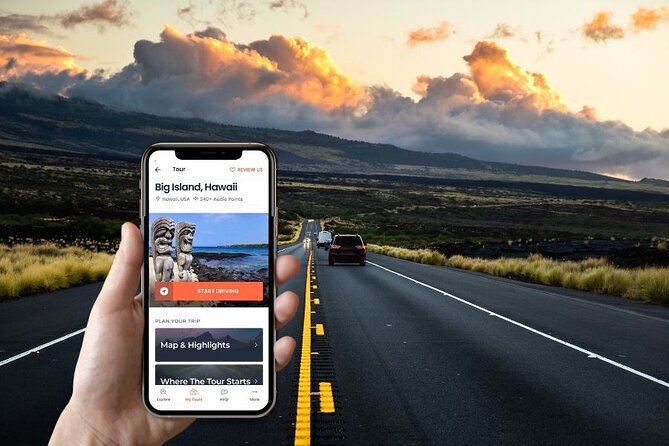 Self-Guided Audio Driving Tour in Big Island - Setting up the GuideAlong app before you drive