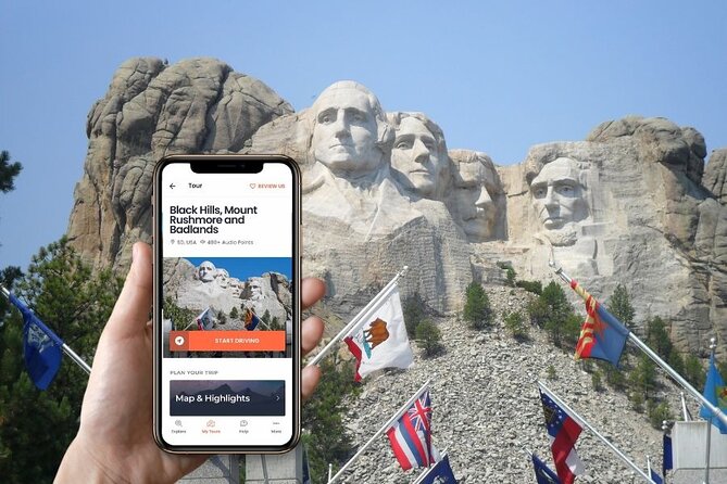 Self-Guided Audio Driving Tour in Black Hills and Mt Rushmore - Downloading the app before cell service disappears