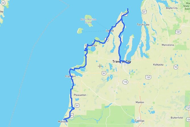 Self-Guided Audio Driving Tour in Michigan Lakeshore, M-22 - Sleeping Bear Dunes and the Dune Climb