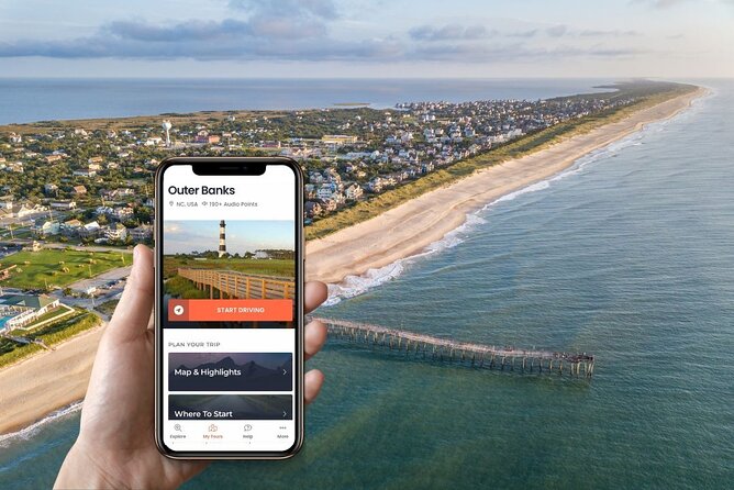 Self-Guided Audio Driving Tour in Outer Banks - How the GuideAlong Outer Banks tour works