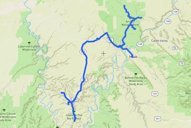 Self Guided Audio Tour in Arches and Canyonlands - Park Avenue and Courthouse Towers
