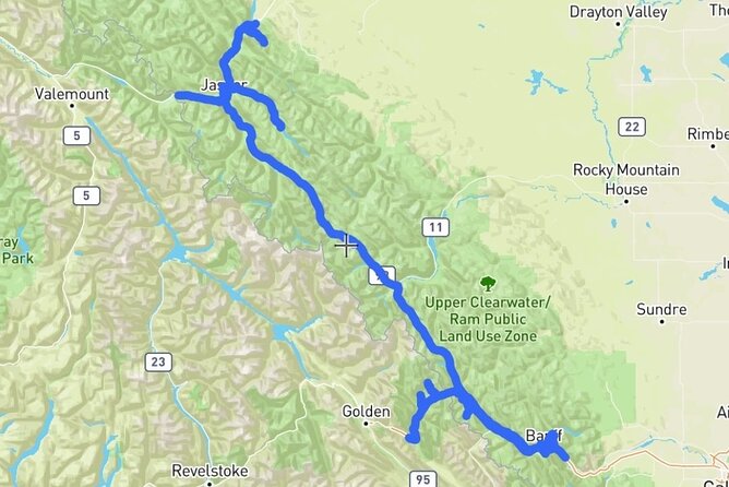 Self-Guided Audio Tours for the Canadian Rockies - A GPS guide for the Rockies, not a fixed bus tour