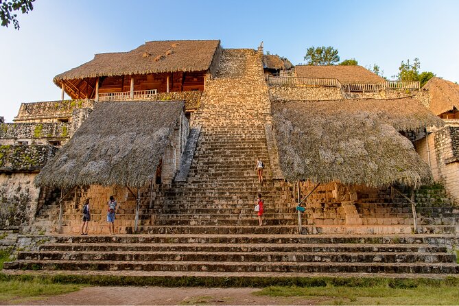Self-Guided Audio Walking Tour of Mexico’s Ek Balam - Climbing to the top of the pyramid