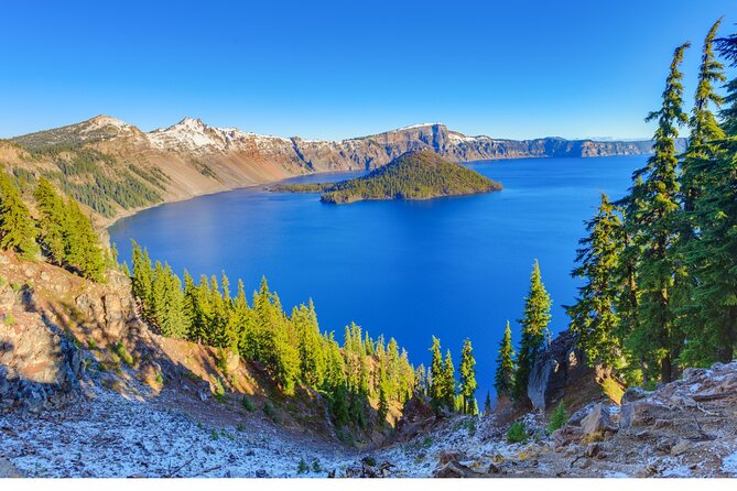Self Guided Driving Audio Tour in Crater Lake - Starting at the Steel Information Center