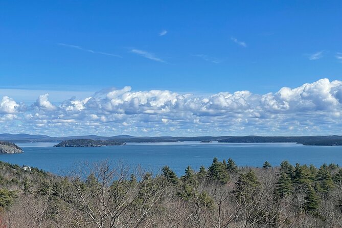 Self Guided GPS Audio Driving Tour Acadia NP From Hulls Cove VC - Frenchman Bay views and the first overlooks