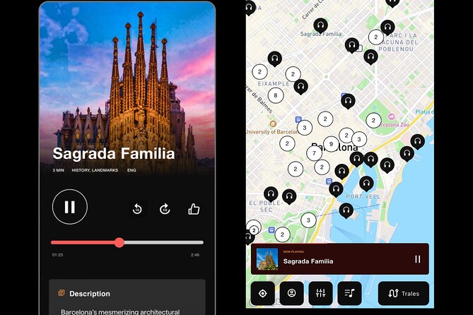 Self-Guided Tours Barcelona: 150+ Captivating Audio Stories - Walking, cycling, and setting your own pace