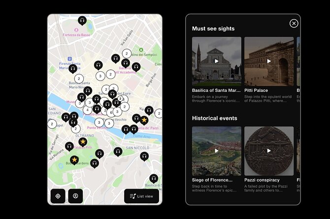 Self Guided Tours Florence With 100 Captivating Audio Stories - How the Florence audio guide works