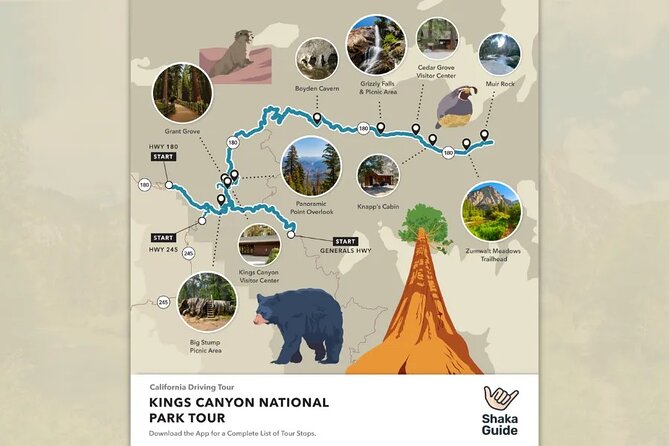 Sequoia and Kings Canyon Audio Tour Self Guide National Park Tour - How this two-day audio tour works
