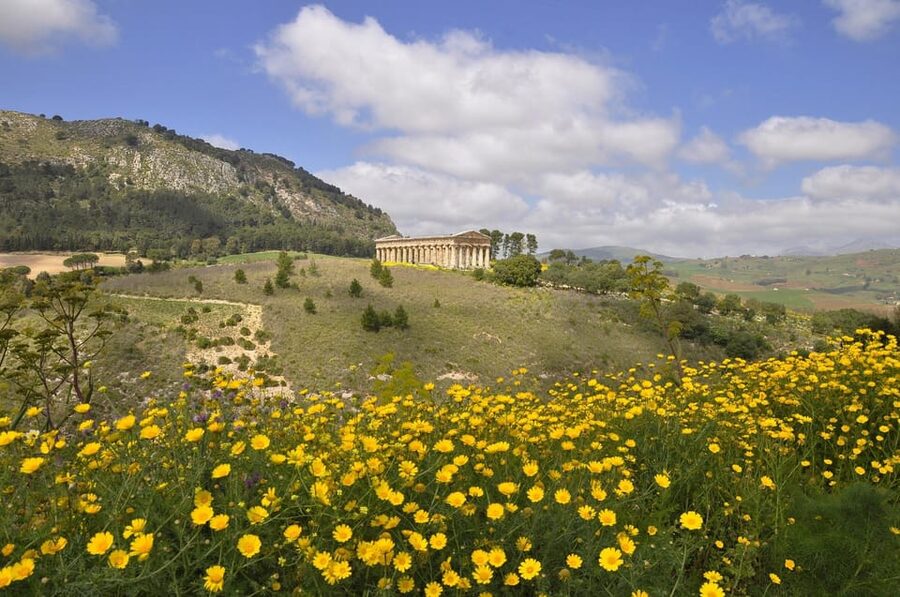 Sicily: Segesta Ticket, Shuttle Service & City Audio Tour - Arriving at Contrada Barbaro