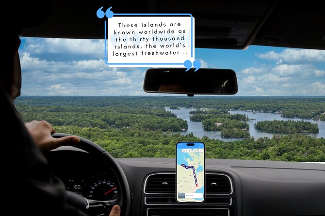 Smartphone Audio Driving Tour between Collingwood and Toronto - Download it before leaving Collingwood