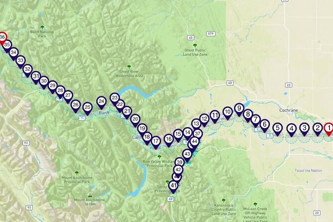 Smartphone Audio Driving Tour between Lake Louise and Calgary - Who will enjoy this format