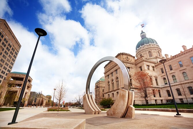Smartphone Guided Indianapolis Downtown Sites Audio Walking Tour - Soldiers and Sailors Monument: the route’s centerpiece