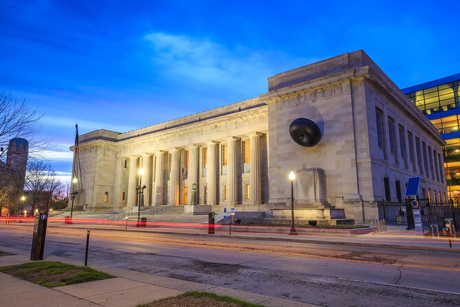 Smartphone Guided Indianapolis Downtown Sites Audio Walking Tour - The Scottish Rite Cathedral and Benjamin Harrison’s memorial