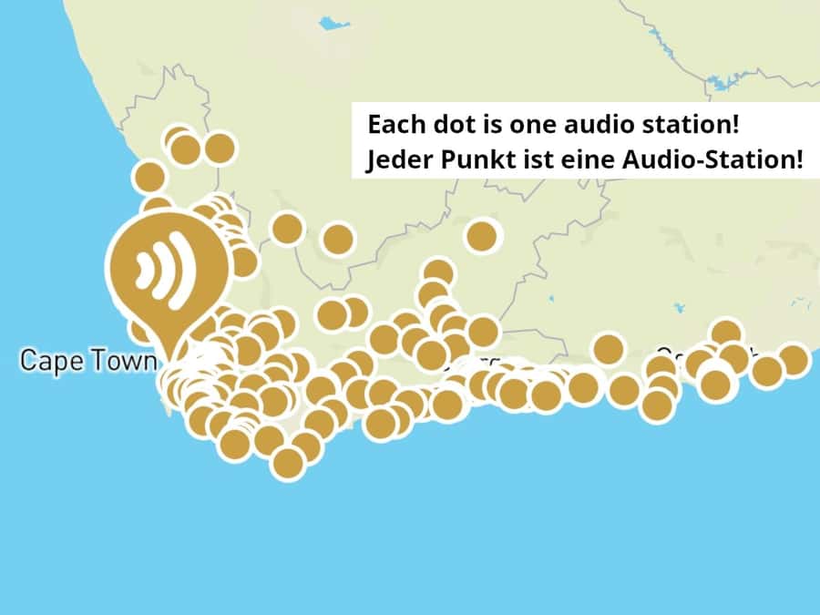 South Africa: Audioguide App for Garden Route & Western Cape - Heading north from Cape Town