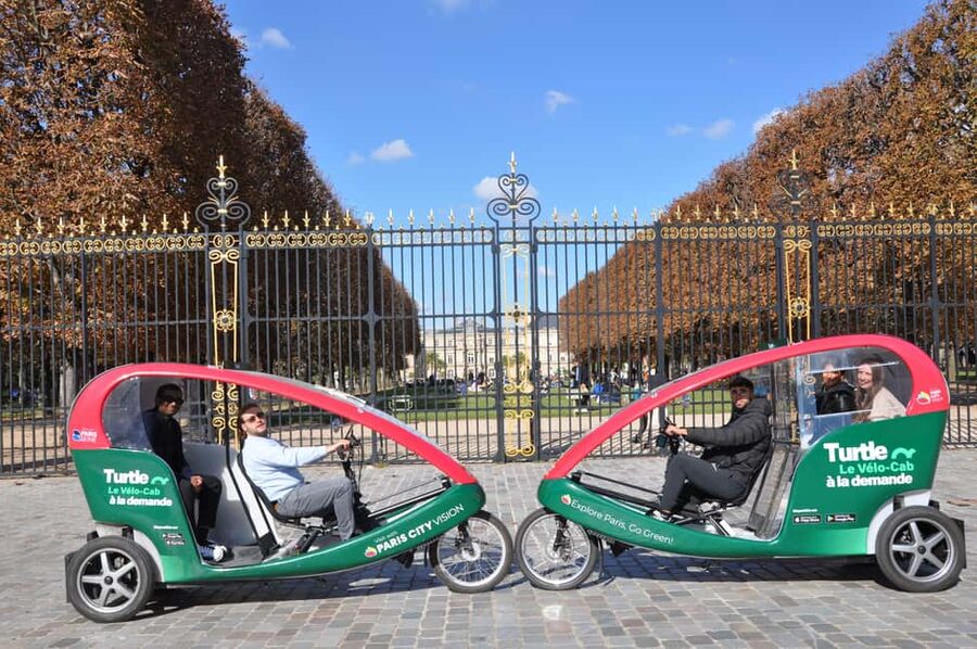 The Tout Paris Private Rickshaw bike Tour with Audio Guide - The Seine, Pont de l’Alma, and the Eiffel Tower