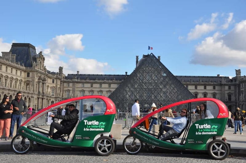 The Tout Paris Private Rickshaw bike Tour with Audio Guide - Arc de Triomphe and the Champs-Élysées