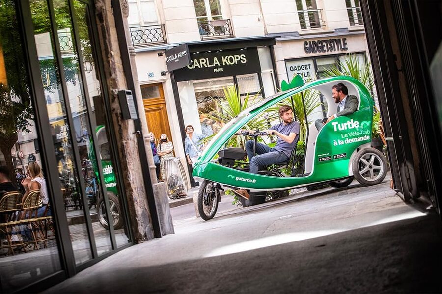 The Tout Paris Private Rickshaw bike Tour with Audio Guide - Grand Palais, Pont Alexandre III, and the National Assembly