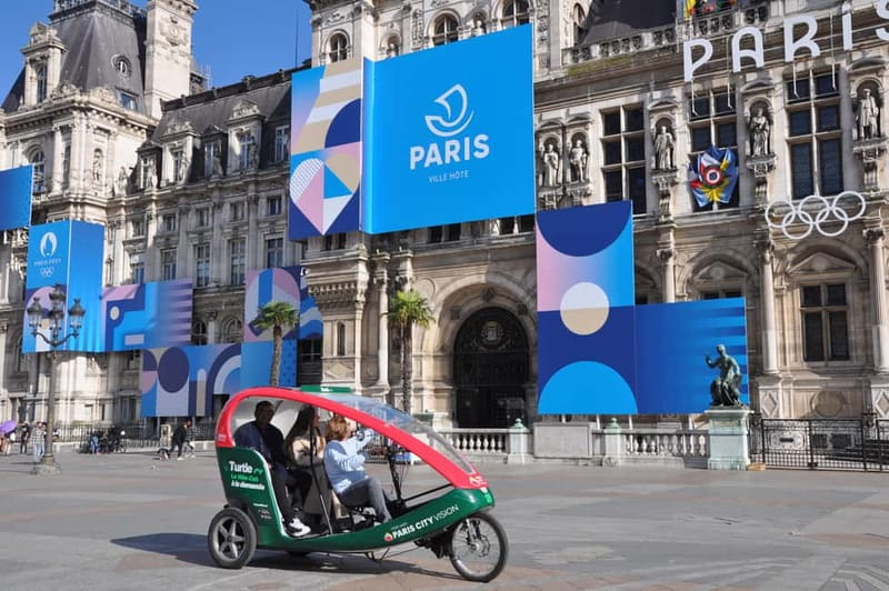 The Tout Paris Private Rickshaw bike Tour with Audio Guide - Louvre, Hôtel de Ville, and Notre Dame