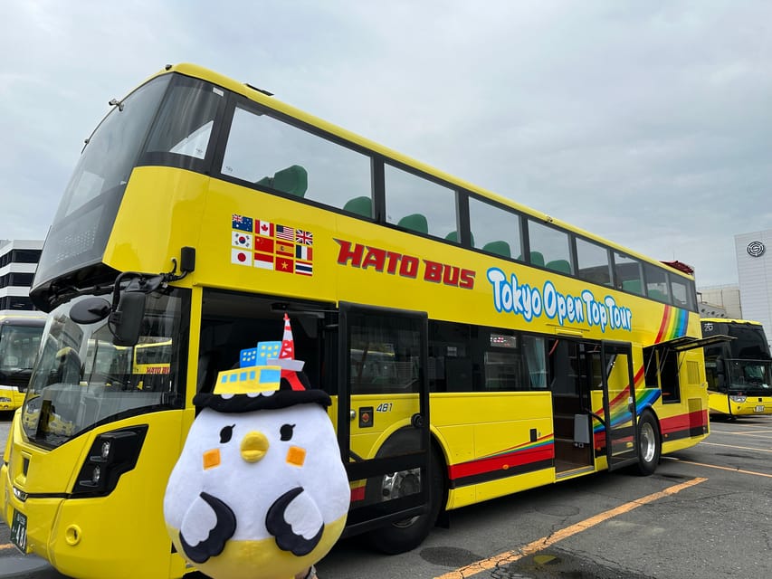 Tokyo: 60min Panoramic Open Top Bus Tour with Audio Guide - Crossing toward Rainbow Bridge and Tokyo Bay