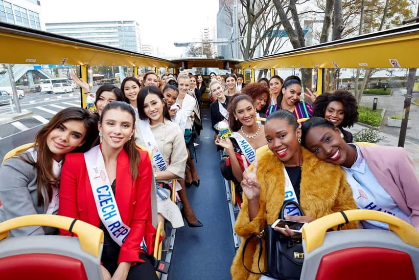 Tokyo: 60min Panoramic Open Top Bus Tour with Audio Guide - Odaiba and Toyosu from the road
