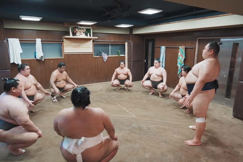 Tokyo: Sumo Keiko Training Tour with Audio Guide & Photo - Making sense of sumo with the audio guide