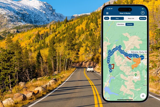 Ultimate Colorado Bundle: Self-Guided Driving & Walking Tours - Driving north from Durango on the Million Dollar Highway