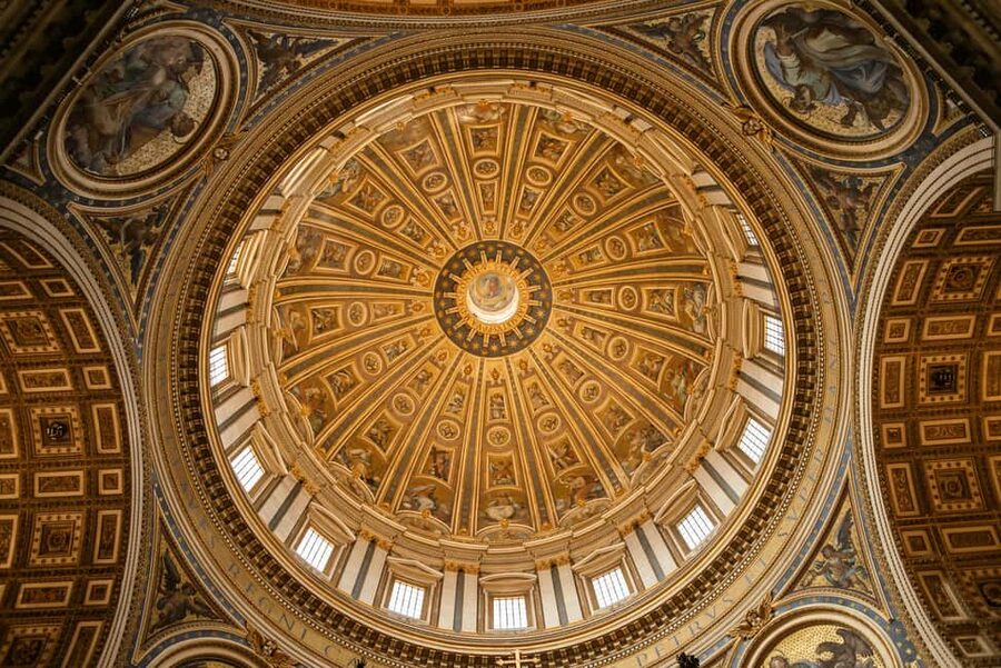 Vatican Full access: St.Peter's Basilica, Dome, Tombs+Audio - Climbing St. Peter’s Dome
