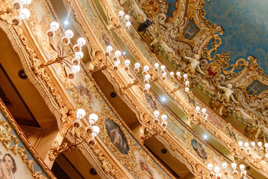 Venice: La Fenice Opera House Entry Ticket with Audio Guide - The theatre auditorium and royal box