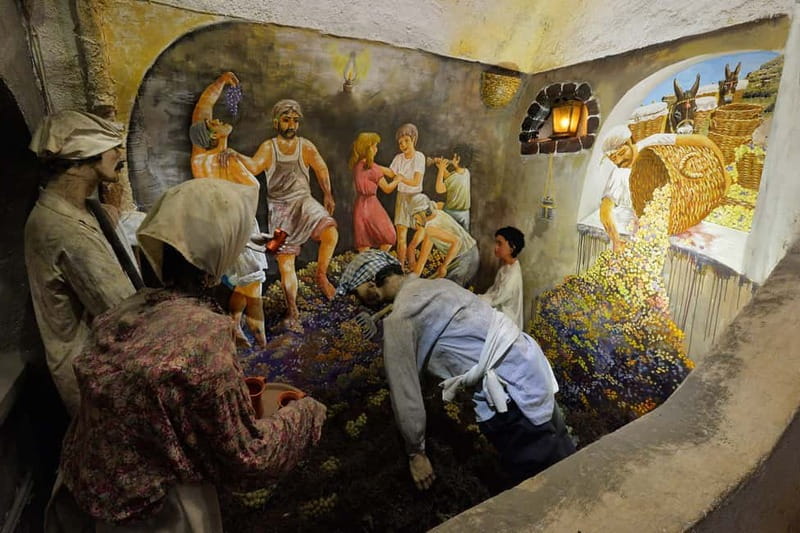 Vothonas: Wine Museum Ticket with Tastings and Audio Guide - Inside Santorini’s 300-meter wine cave