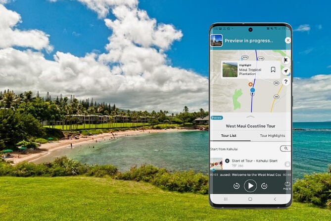West Maui Self-Guided Audio Tour - Three beaches near Kapalua