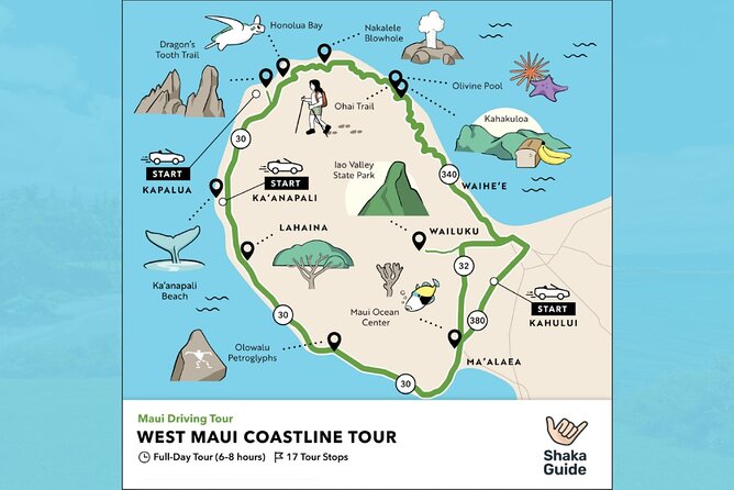 West Maui Self-Guided Audio Tour - Nakalele Blowhole and the Ohai Loop